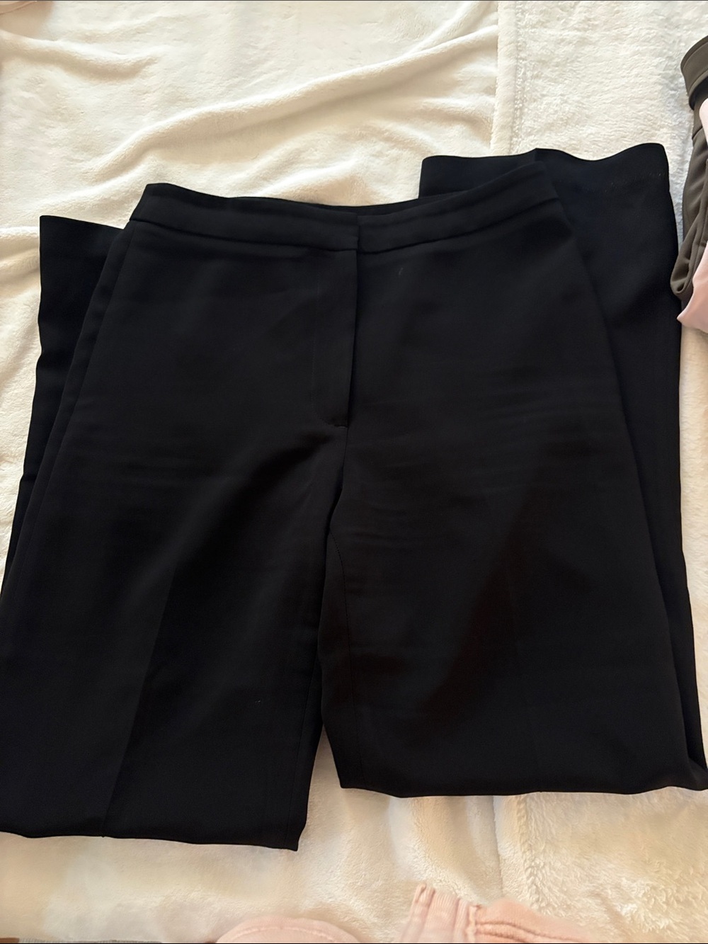 H&M Black Women's Trousers - Tailored Straight Leg